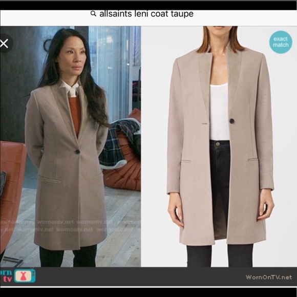 AllSaints Leni Coat size 4 - Picture 3 of 12